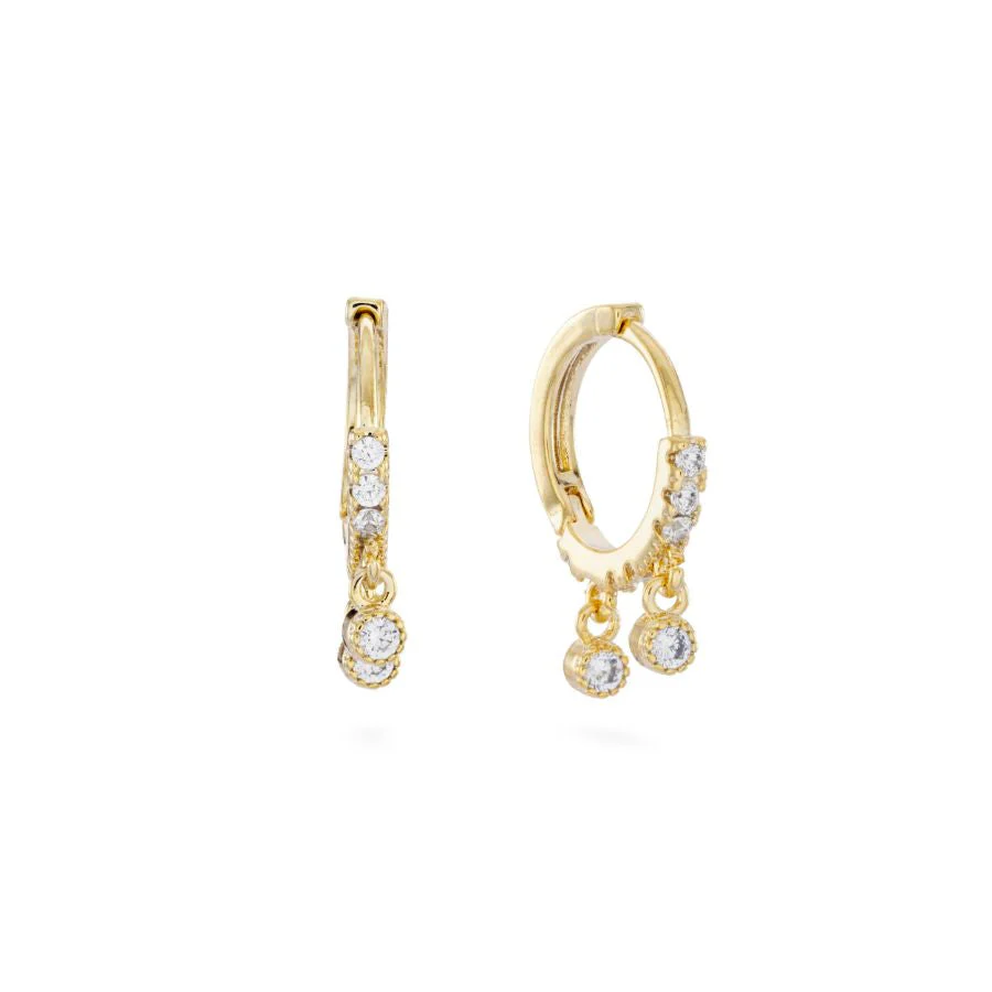 Wholesale Camelia Dainty Huggie Earrings - Image 2