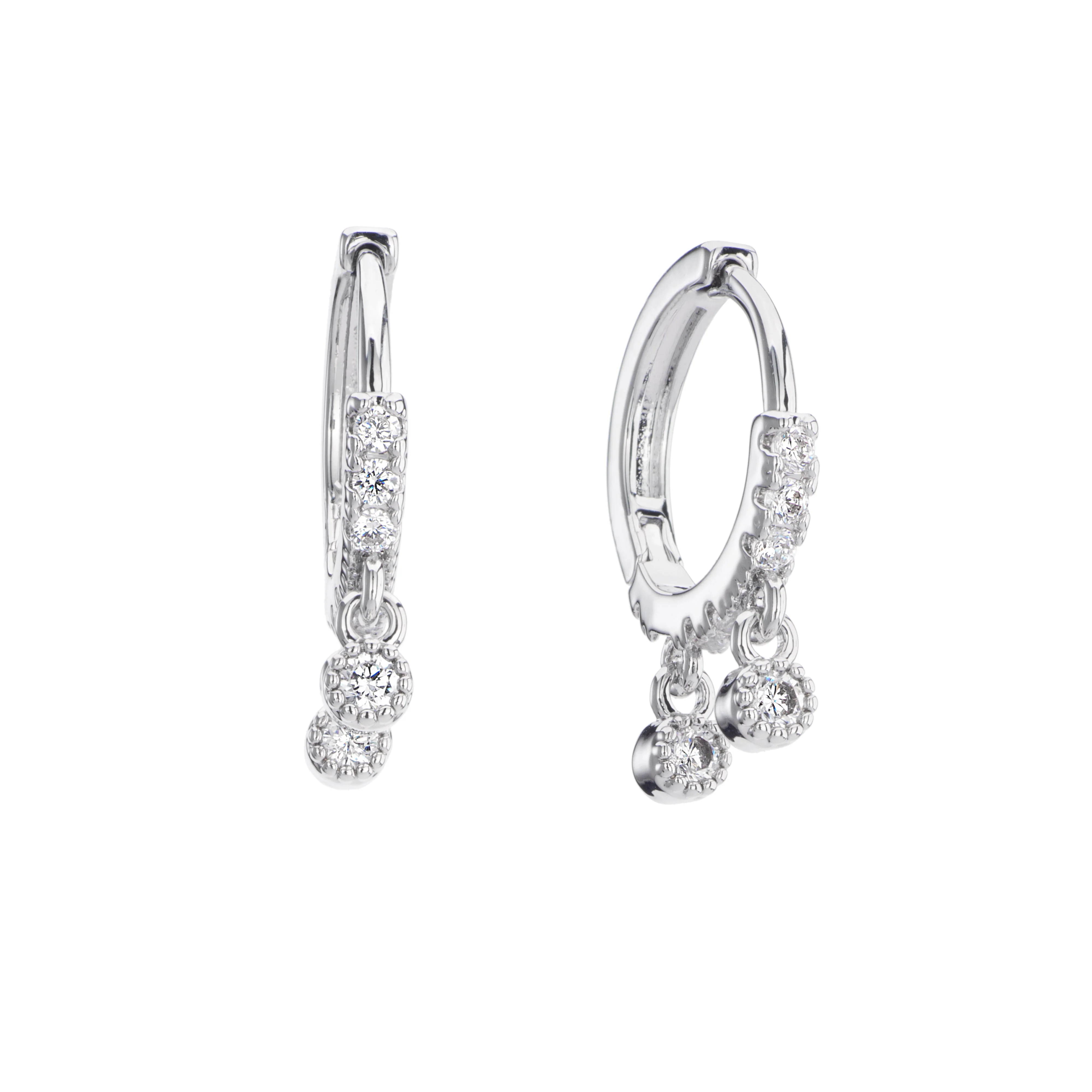 Wholesale Camelia Dainty Huggie Earrings - Image 4