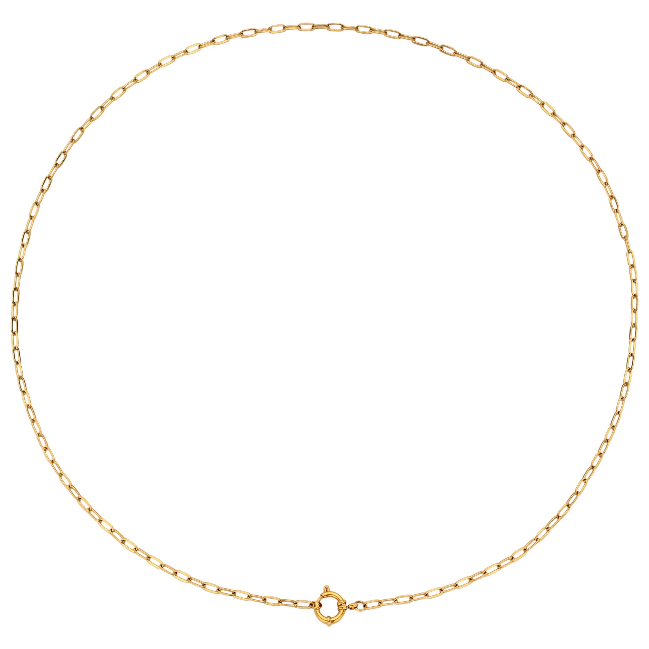 Eleanor Gold Chain Necklace Extra Long 75cm