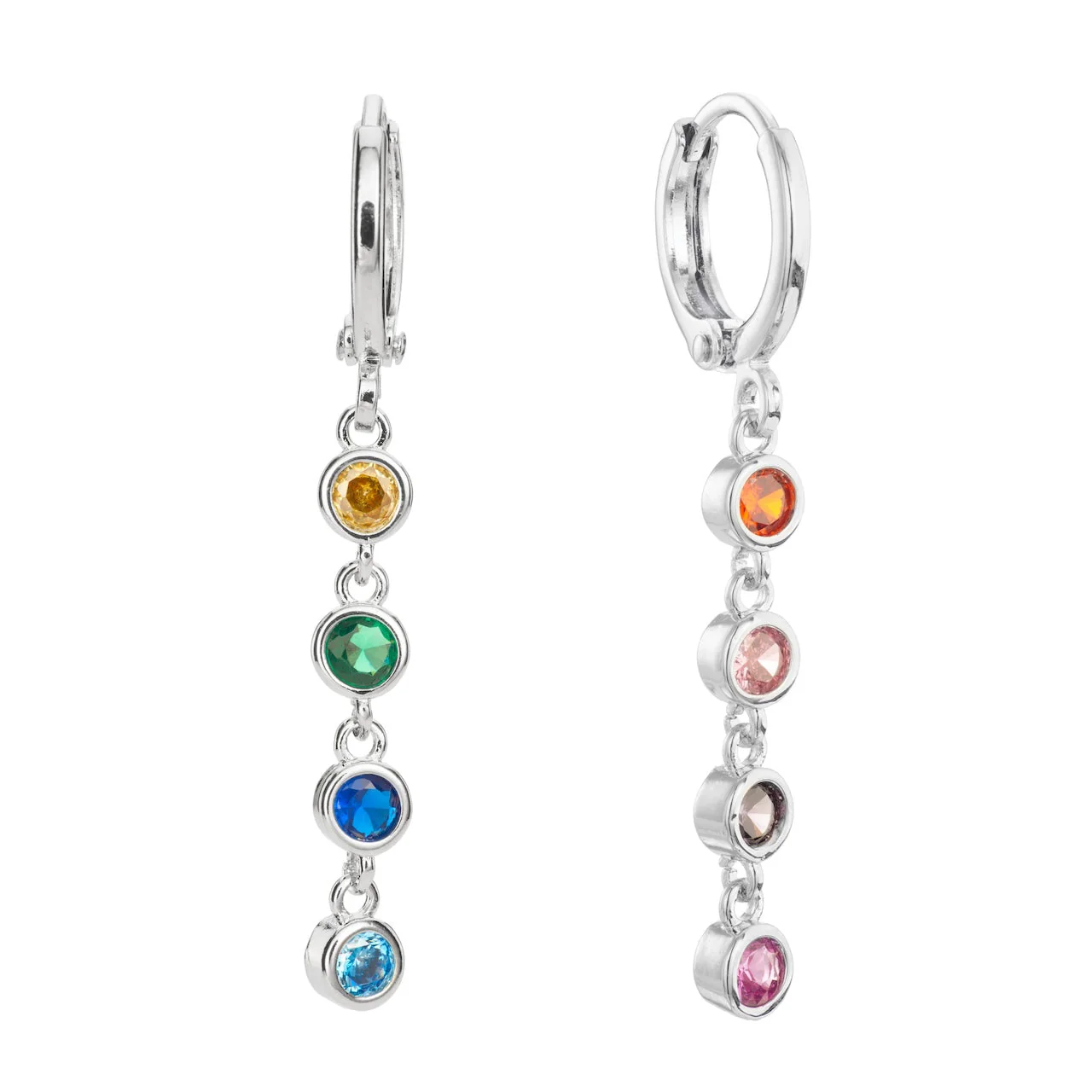 Wholesale Ellica Droplet Huggie Earrings - Image 12
