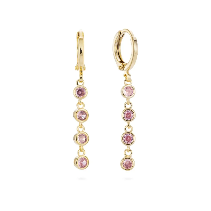 Wholesale Ellica Droplet Huggie Earrings - Image 4
