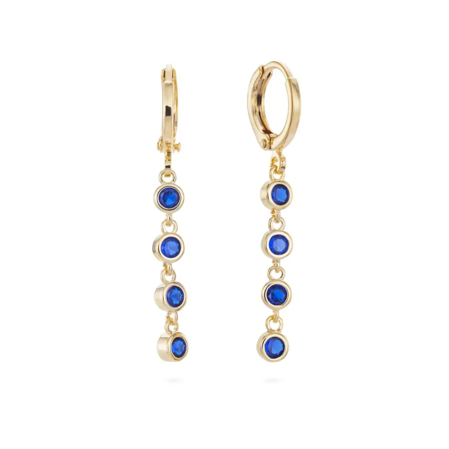 Wholesale Ellica Droplet Huggie Earrings - Image 6
