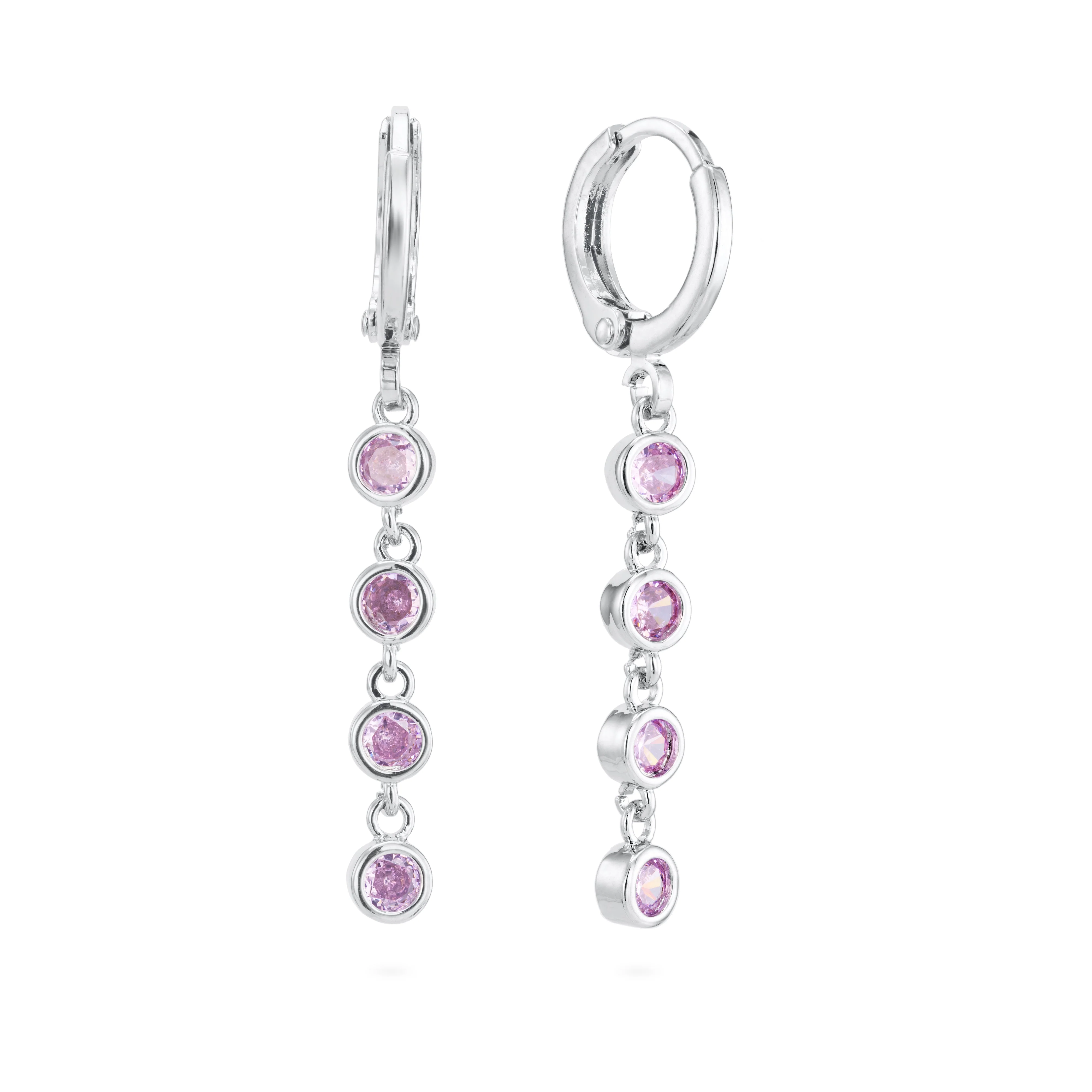 Wholesale Ellica Droplet Huggie Earrings - Image 8