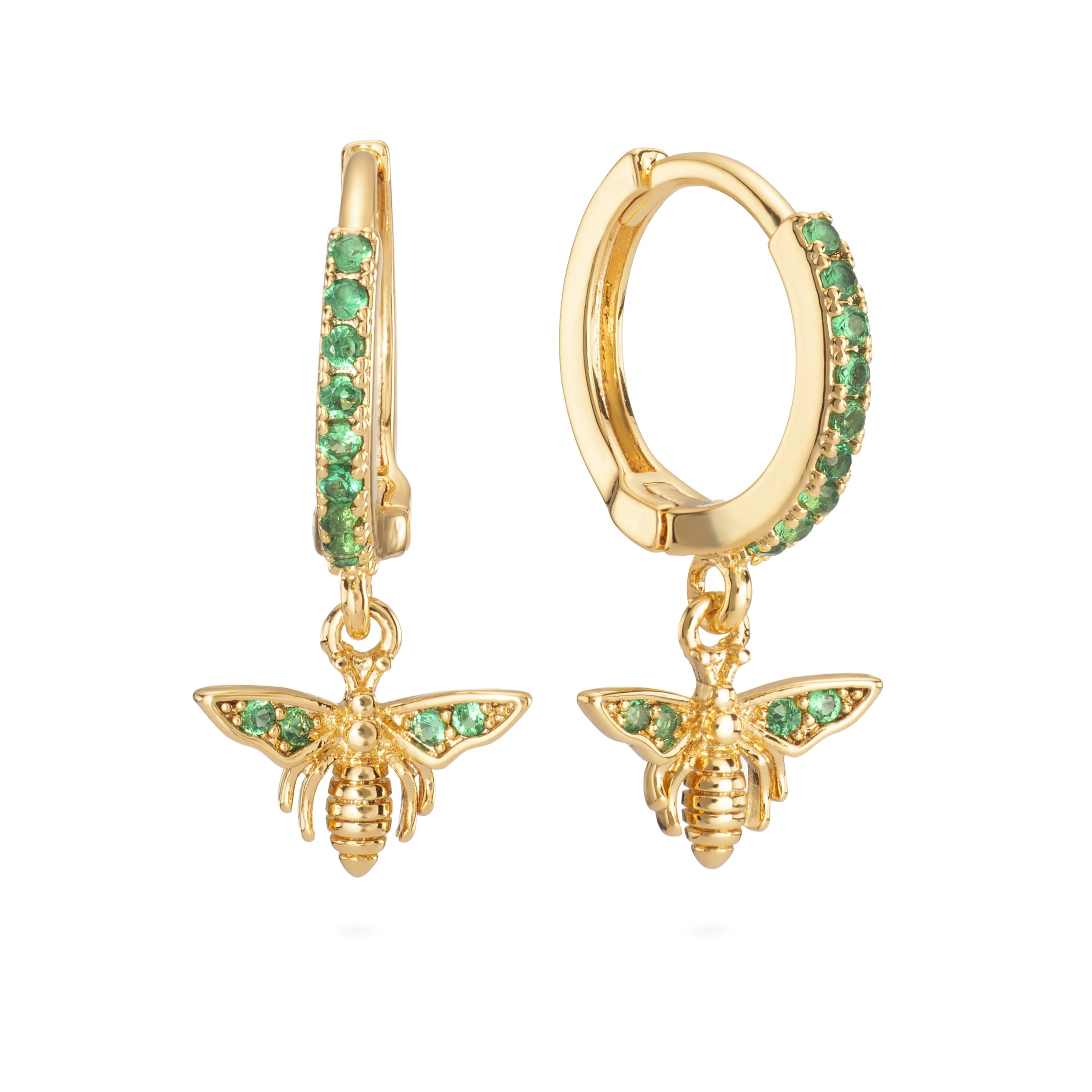 Wholesale Ines Bee Huggie Earrings - Image 3