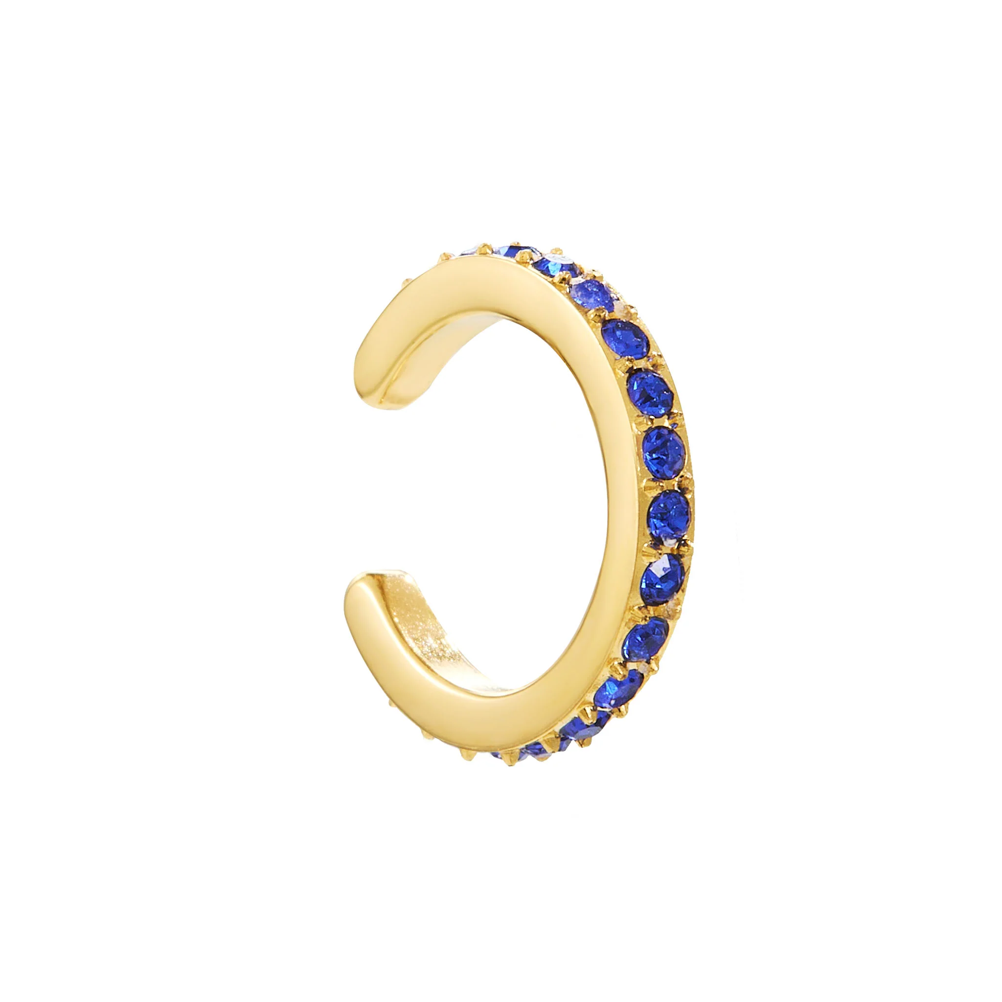 Lily Gold Blue Dainty Ear Cuff