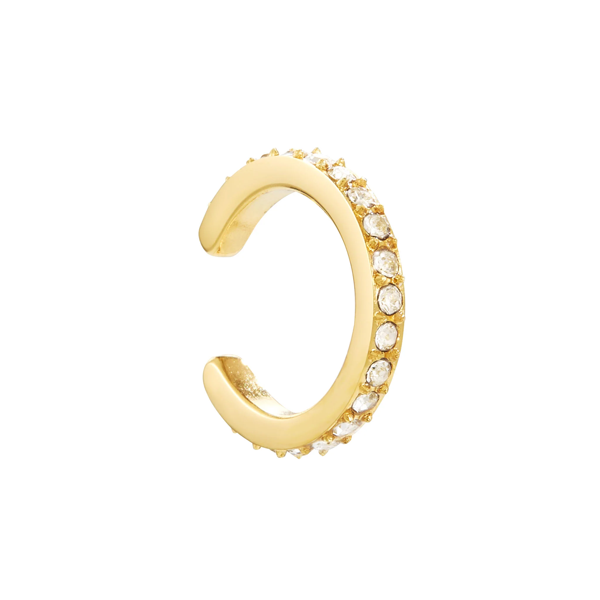 Lily Gold Crystal Dainty Ear Cuff