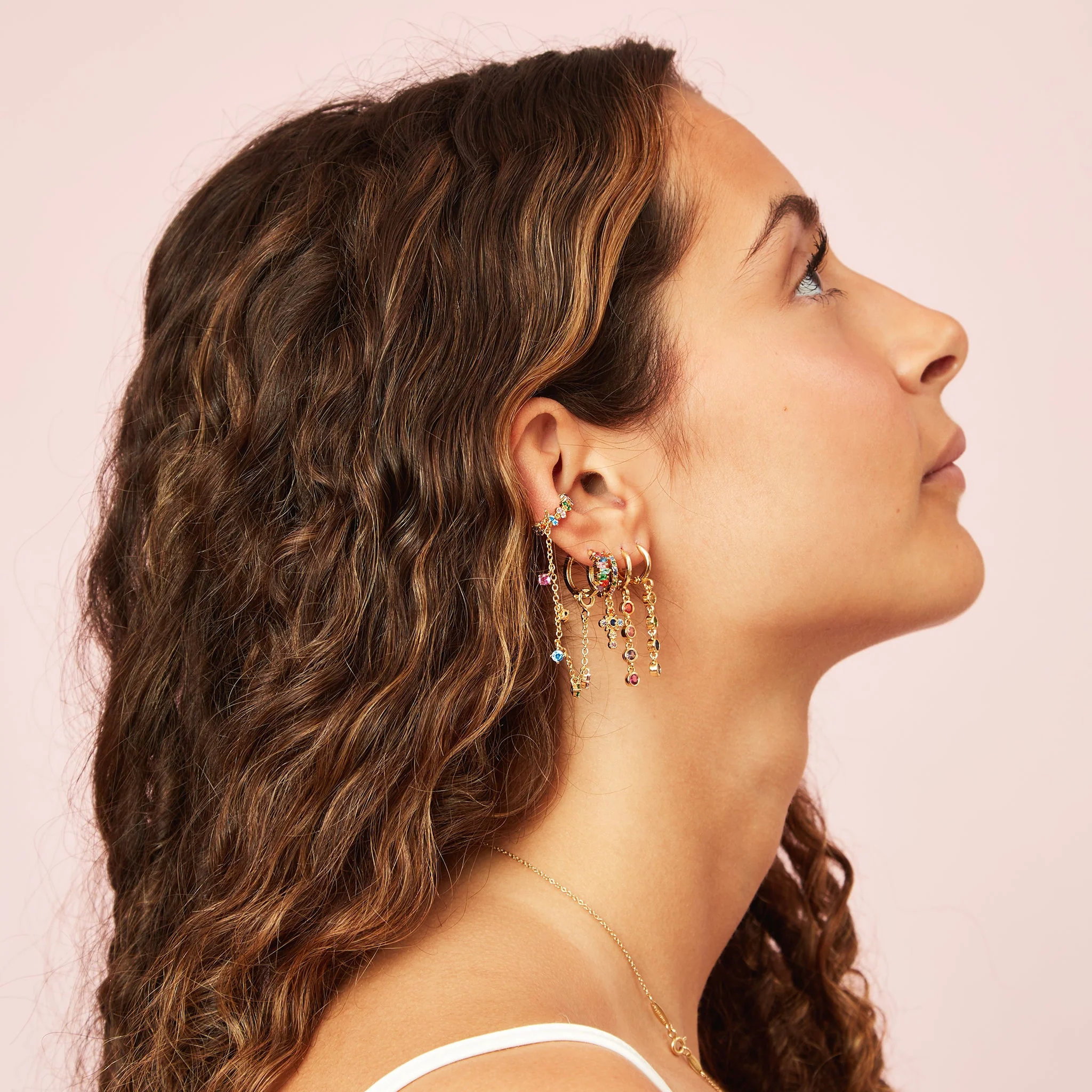 Wholesale Millie Chunky Ear Cuff Droplet Chain - Image 19
