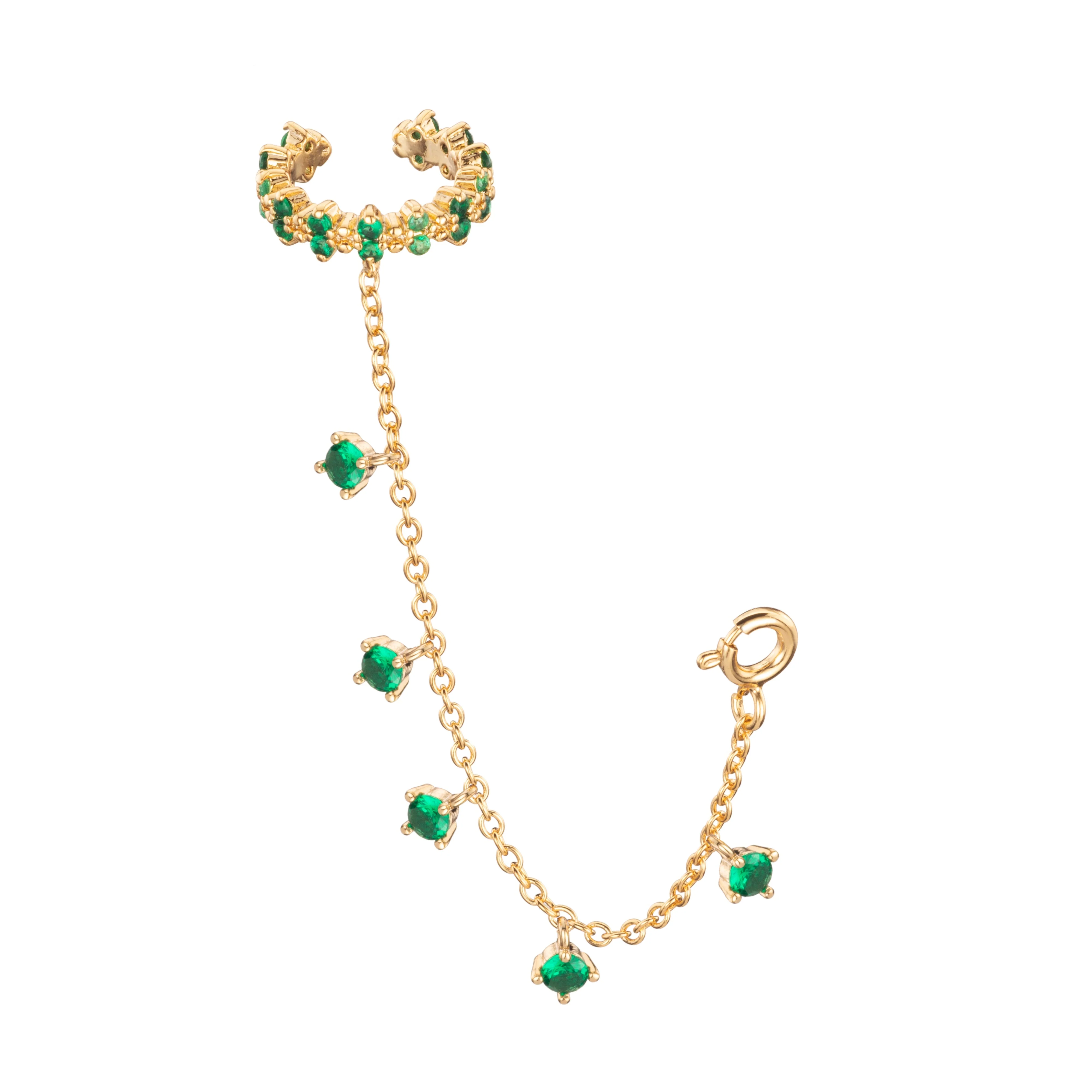 Wholesale Millie Chunky Ear Cuff Droplet Chain - Image 3