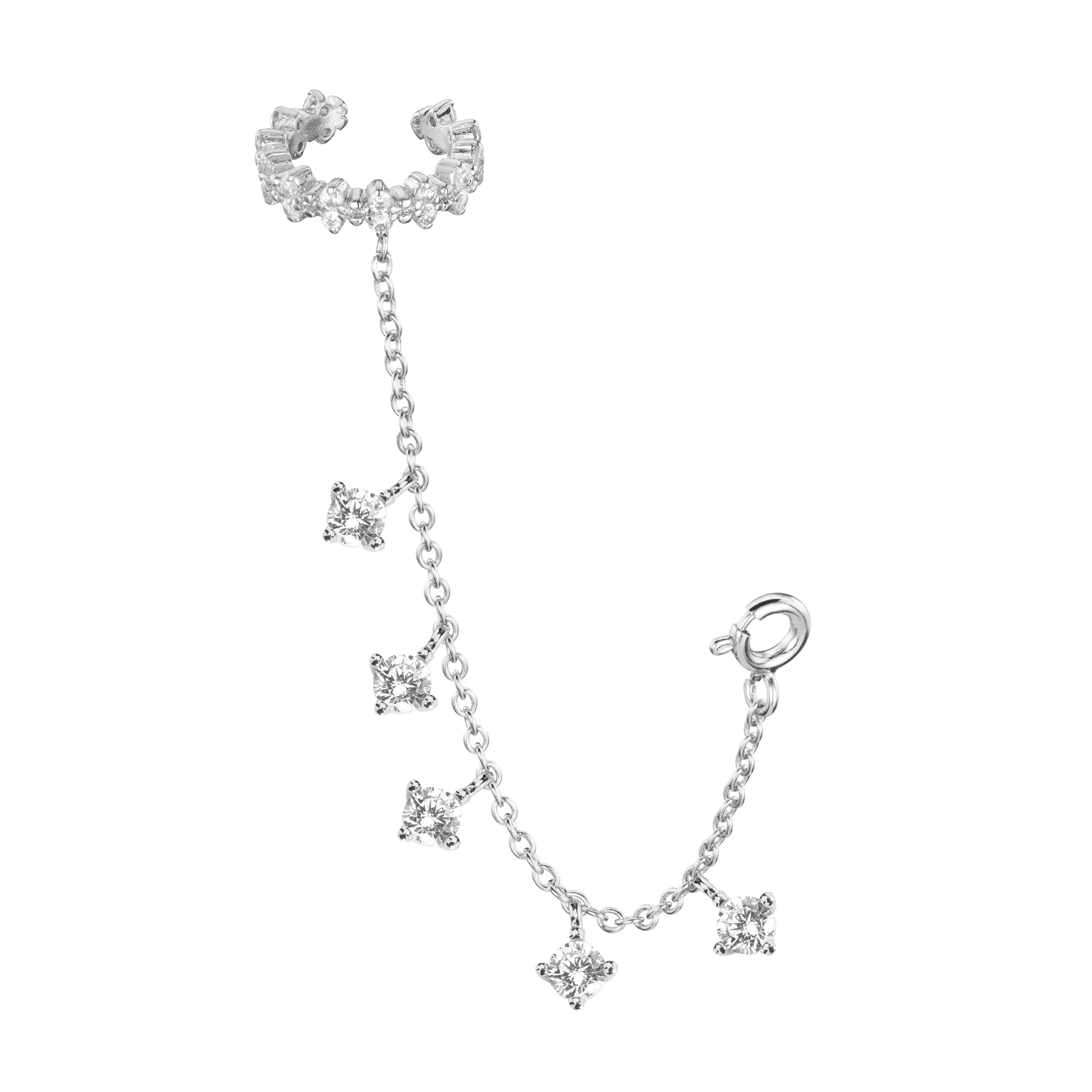 Wholesale Millie Chunky Ear Cuff Droplet Chain - Image 9