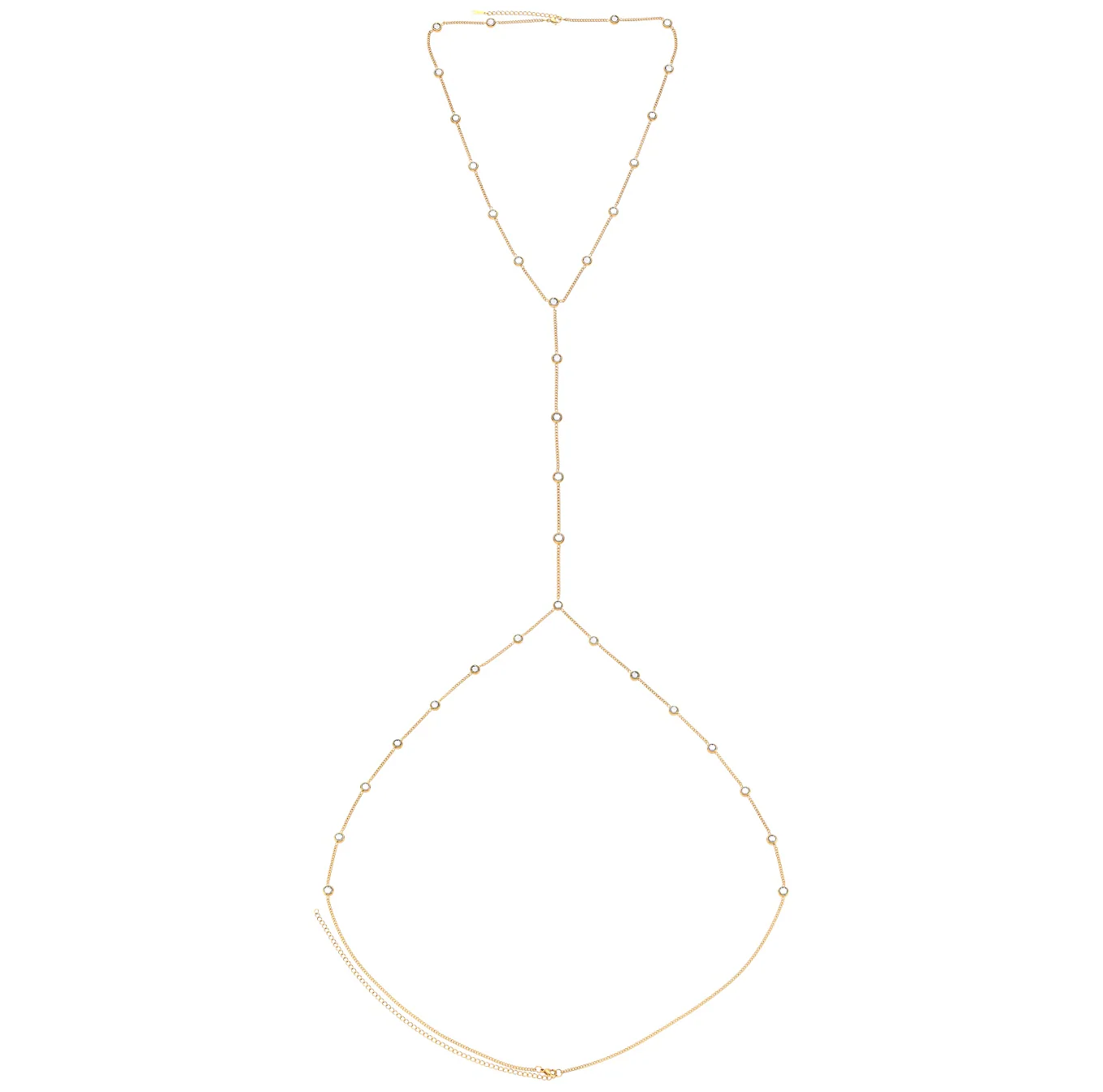 Olivia Gold Crystal Body Chain