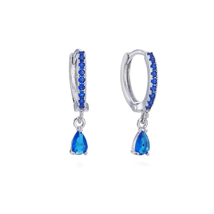 Wholesale Ottillie Raindrop Huggie Earrings - Image 5