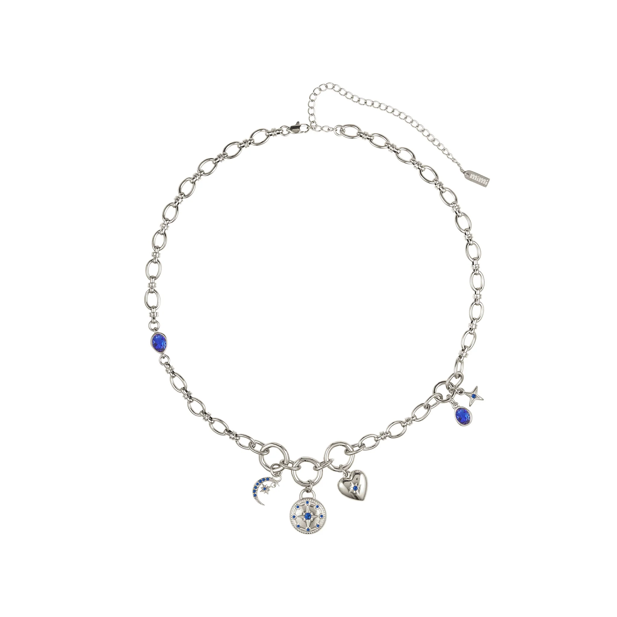 The Chloe & Charli Silver Blue Stacking Set - Image 2