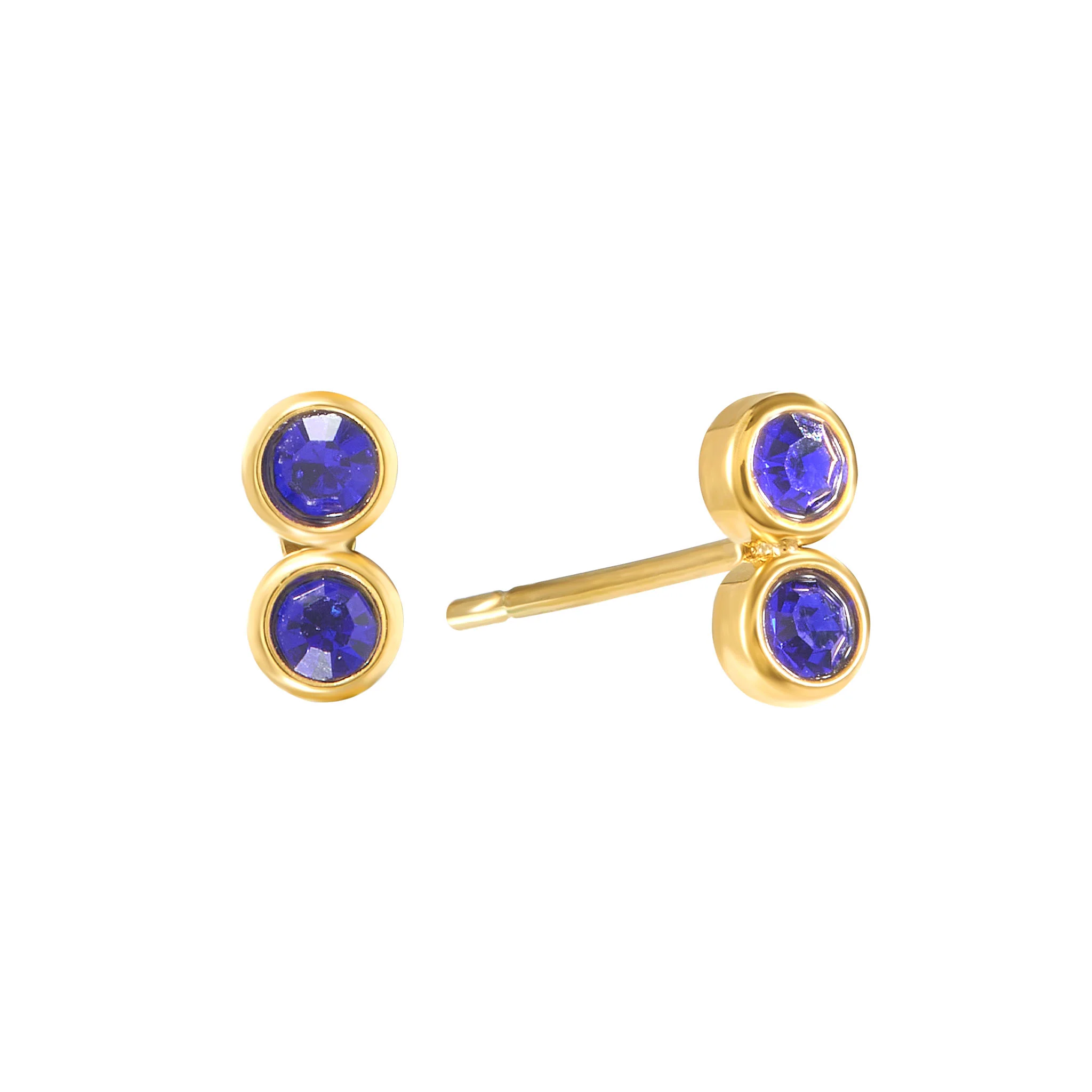 The Ellica & Molly Gold Blue Stacking Set - Image 3