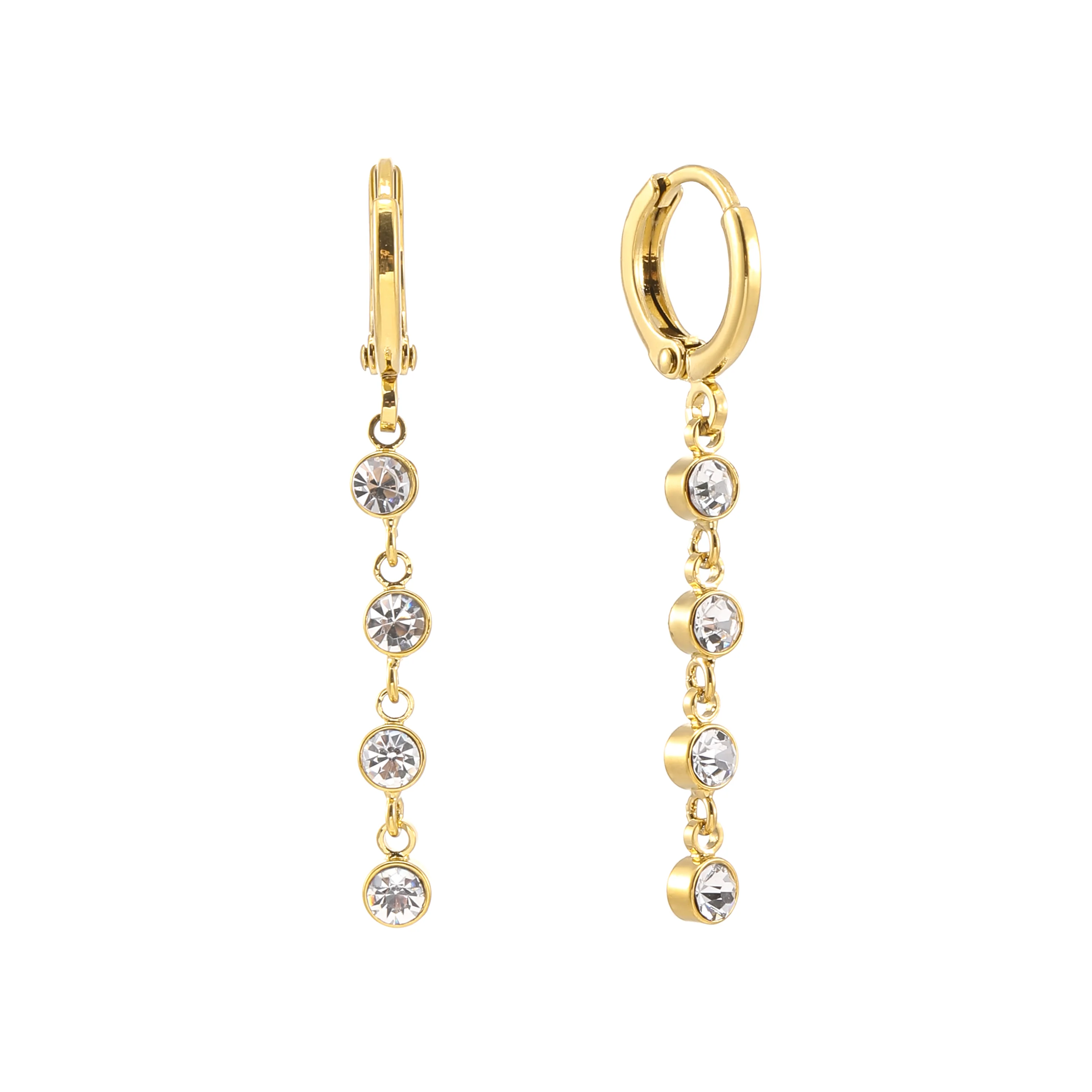 The Ellica & Molly Gold Crystal Stacking Set - Image 2