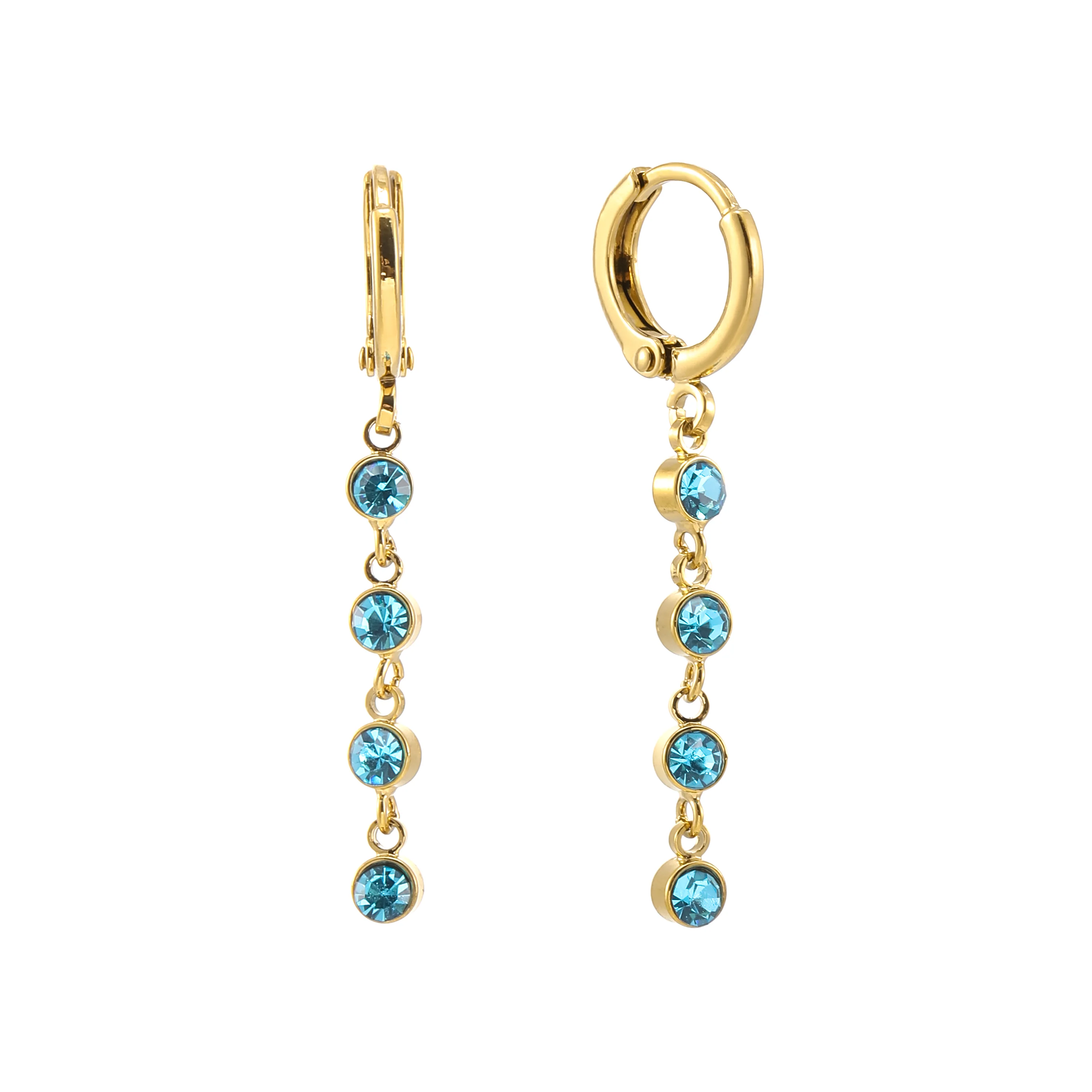 The Ellica & Molly Gold Turquoise Stacking Set - Image 2