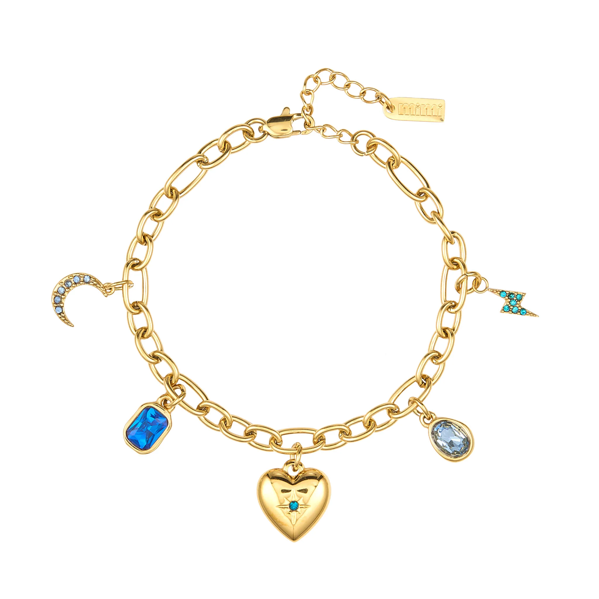 The Etalie & Daisy Gold Blue Stacking Set - Image 3