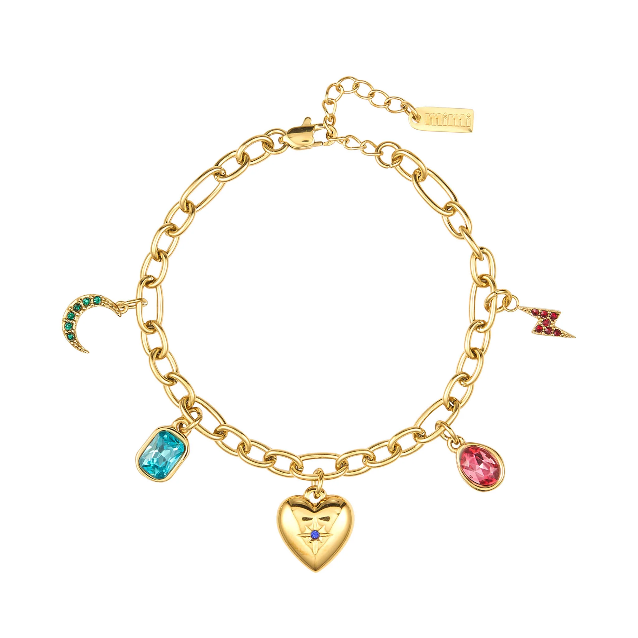 The Etalie & Daisy Gold Rainbow Stacking Set - Image 3