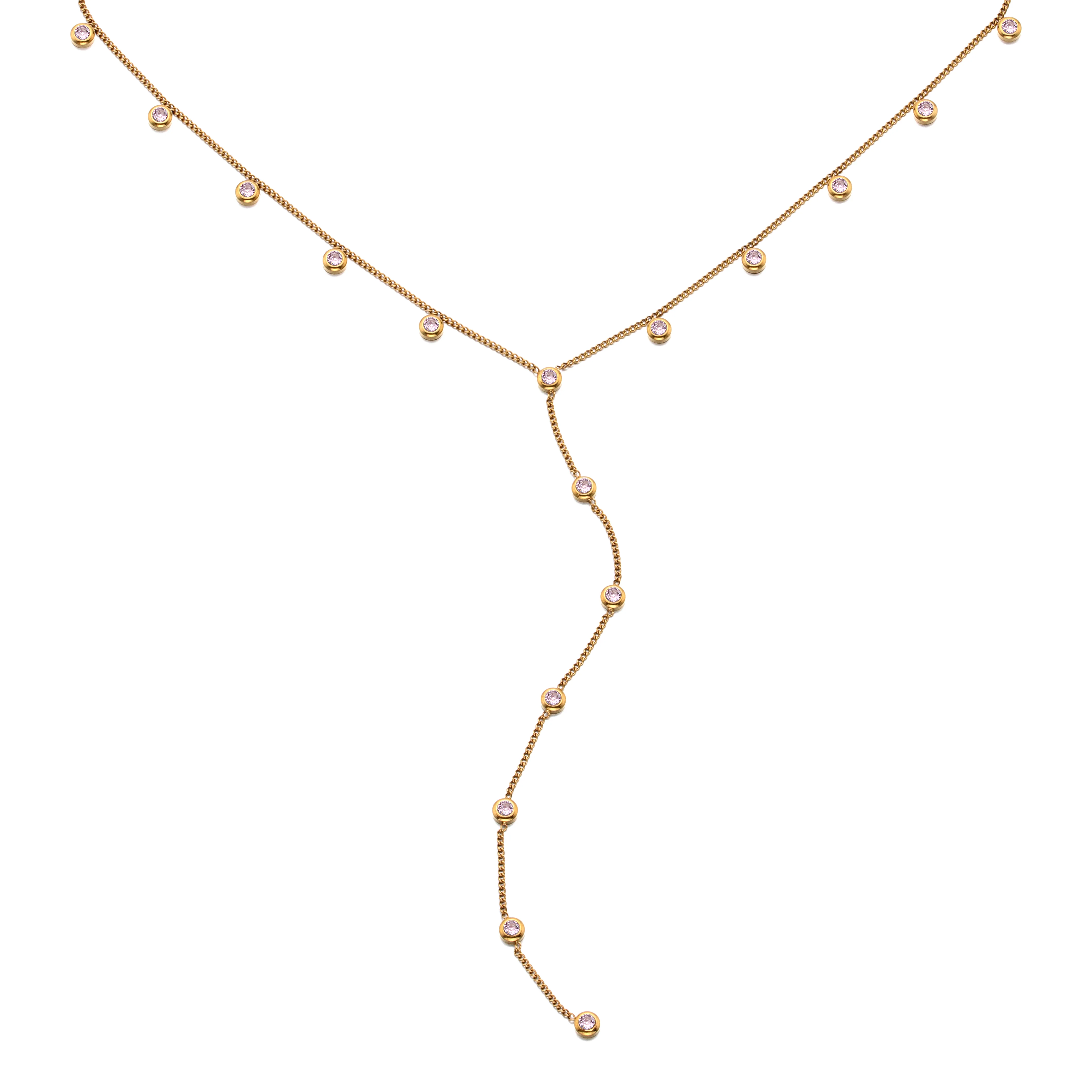 The India & Madeleine Gold Pink Stacking Set - Image 2