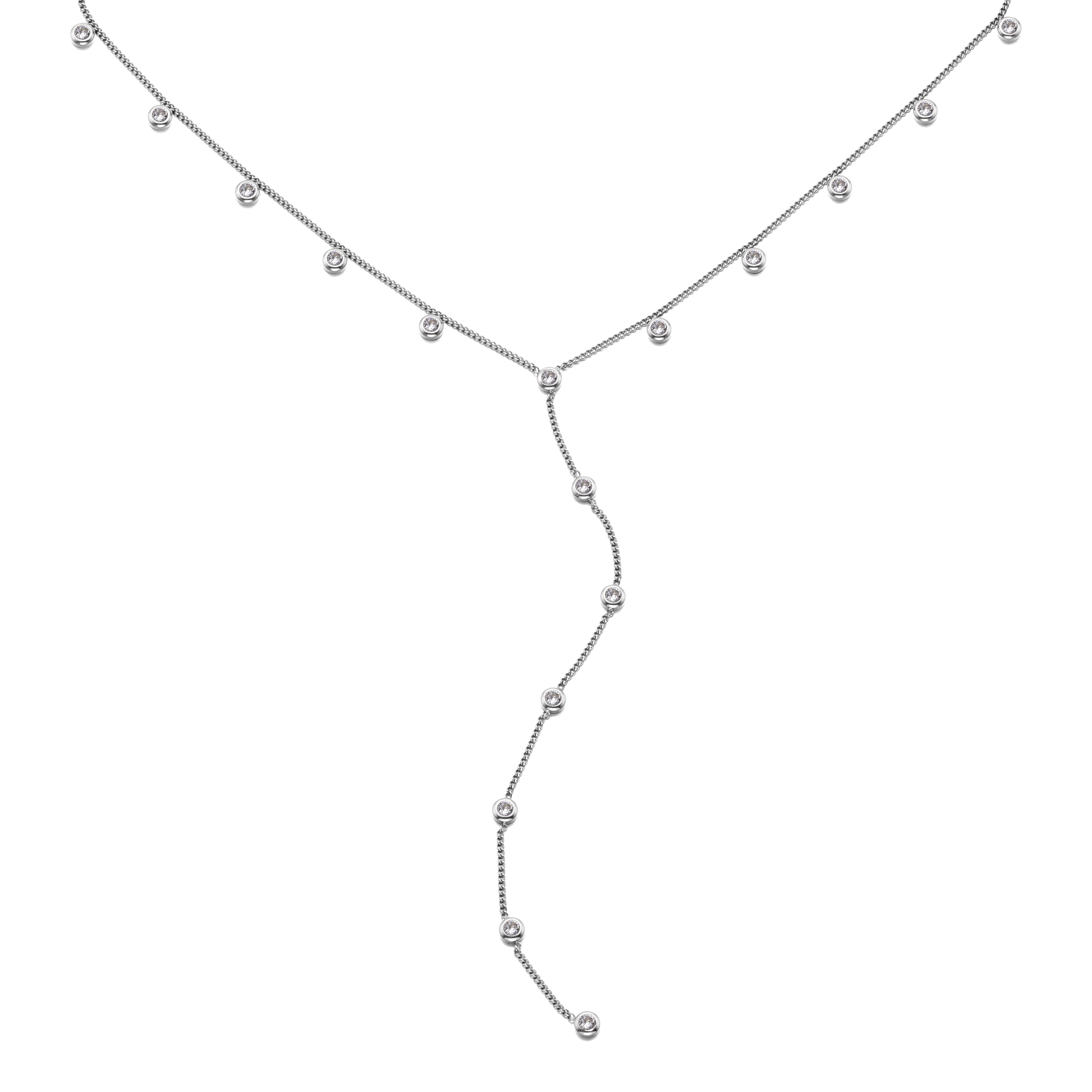 The India & Madeleine Silver Crystal Stacking Set - Image 2
