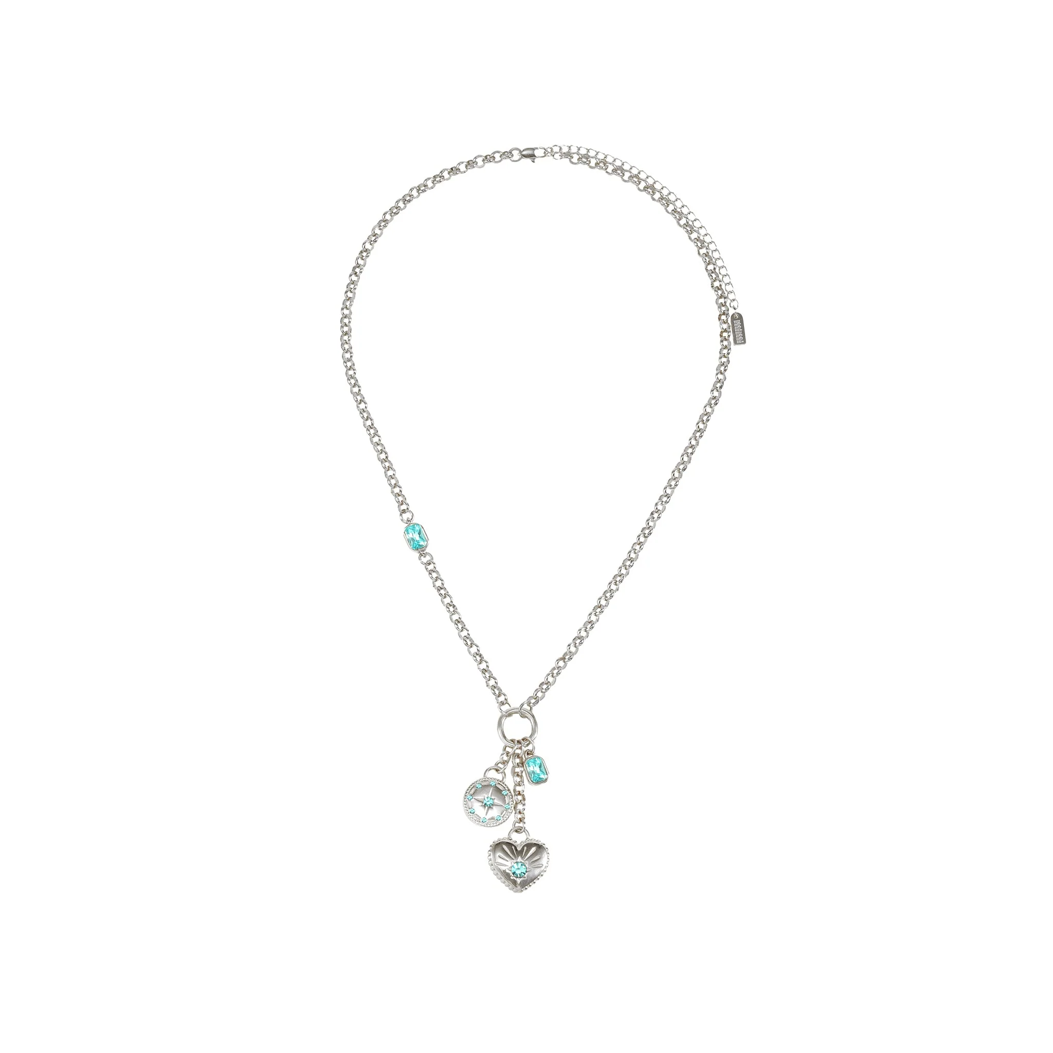 The Olive & Gigi Silver Turquoise Stacking Set - Image 2