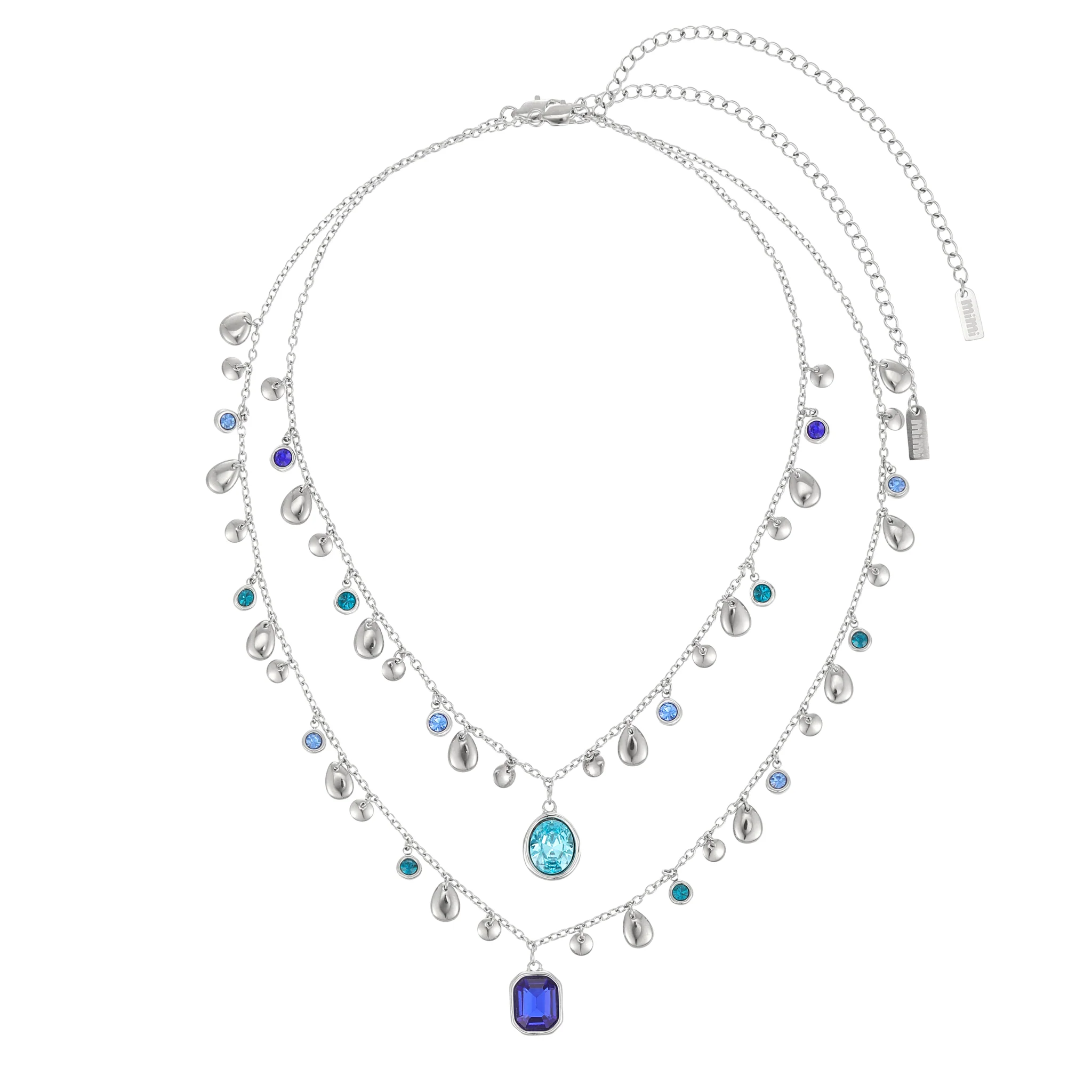 The Savannah & Anais Silver Blue Stacking Set