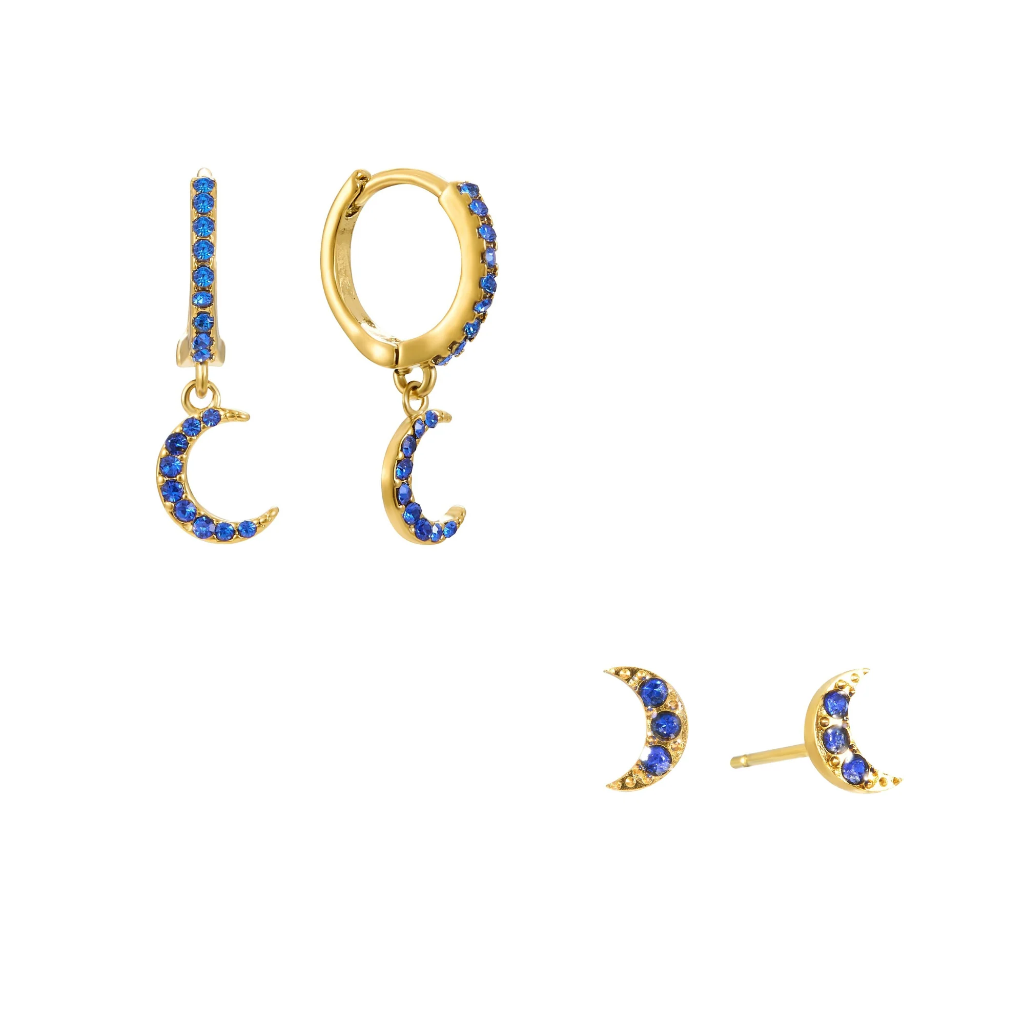 The Tori & Harriet Gold Blue Stacking Set
