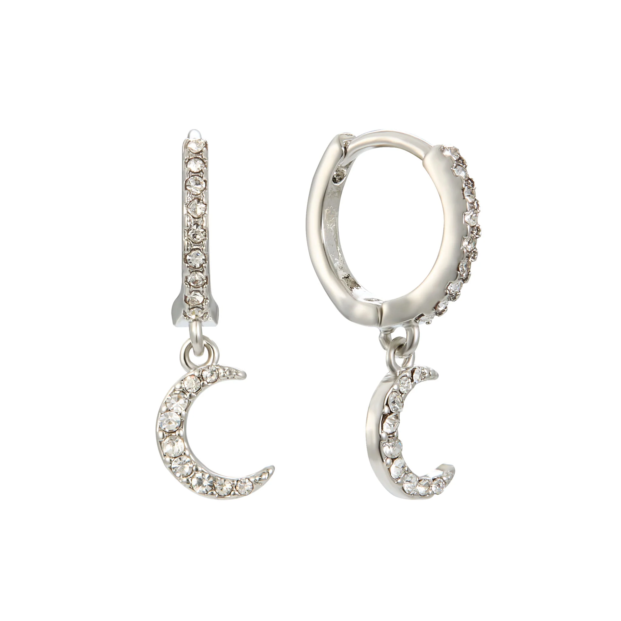 The Tori & Harriet Silver Crystal Stacking Set - Image 2