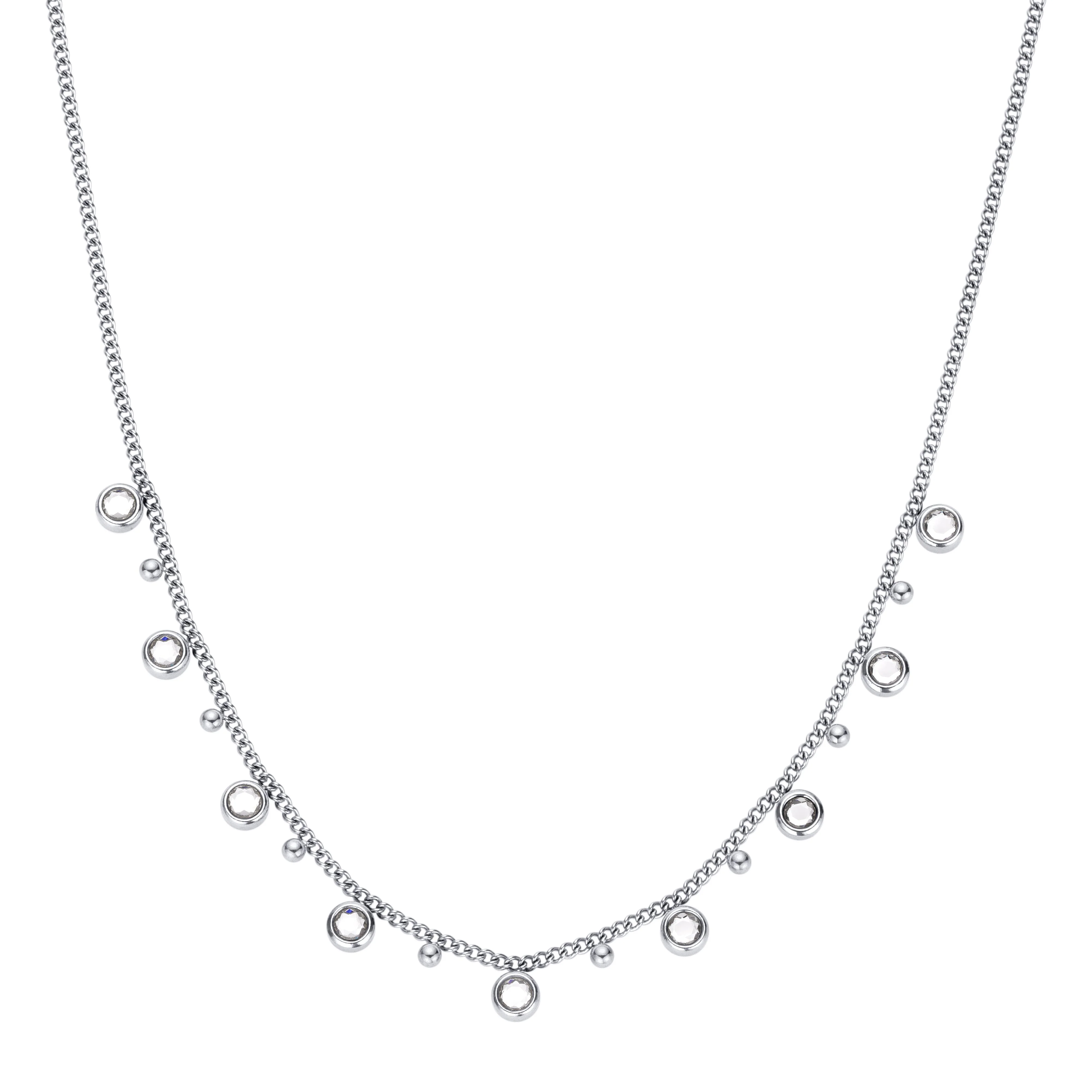 The Tshenolo & Grace Silver Crystal Stacking Set - Image 3